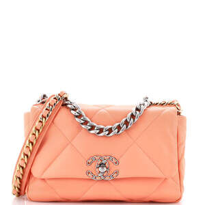 Chanel 19 Flap Bag Quilted Leather #241425C46B